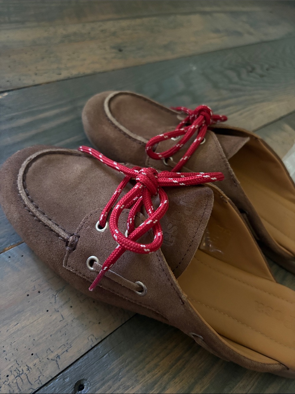 Posa Women's Brown Suede Mule Clogs - Picture 3 of 7